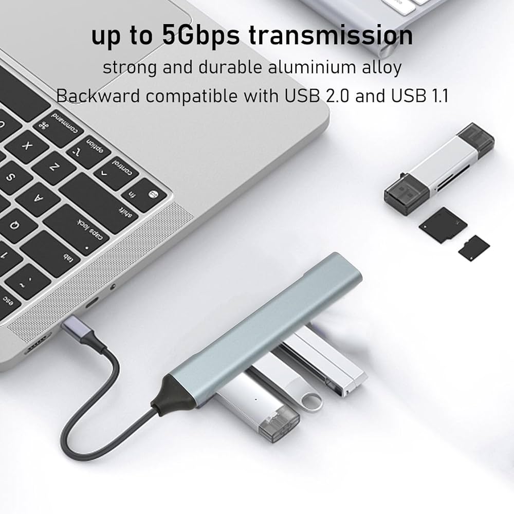 Amazon | Type C ハブ、USB3.0 または USB C コネクタと 4 つの